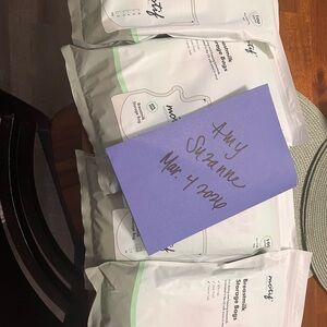 Motif Breastmilk Storage Bags - White (4bags)